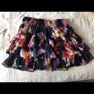 ••Mini Floral Hollister Skirt••